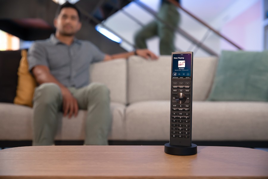 The Control4 Halo remote makes managing smart systems a breeze.